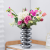 Vase High-Grade Large Bell Dried Flower Living Room French Entry Lux Silver Electroplating Nordic Style Art Table Vase