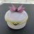 Jewelry Box Ceramic Jewelry Box Flip Jewelry Box Plastic Ring Jewelry Box with Butterfly Jewelry Box Candy Gift Box