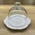 Dessert Saucer Glass Cover Snack Dish Light Luxury Cake Tray Chocolate Gift Box Dried Fruit Dish Snack Plate Shooting Props