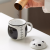 Cute Panda Tea Making Filter Cup with Lid Ceramic Tea Brewing Cup Men's Personal Dedicated Tea Water Separation Ladies Tea Cup