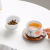 Cat Coffee Cup Ceramic Set High-End Exquisite Female Good-looking Ear Hanging Small Tea Filtering Tea Coffee Color Customization