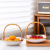Stove Tea and Fruit Plate Moving into the New House High-End Exquisite Ceramic Dry Goods Candy Snack Cabas Light Luxury Storage Tray