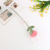 Artificial Rose Single Home Decoration Valentine's Day Gift Flannel Artificial Flowers Fake Bouquet Living Room Table Decoration