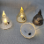 Irregular Transparent LED Light Electronic Candle Atmosphere Warm Light Birthday Decoration Craft Ornaments