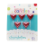 5-Piece Love Embossed Candle Baking Birthday Cake Decoration