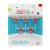 5-Piece Embossed Five-Pointed Star Embossed Birthday Cake Candle Children's Baking Party Decoration