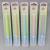Paris Style Rainbow Curve Straight Rod Candle Candy Color Oriental Pearl Birthday Cake Candle Decoration Plug-in Decoration