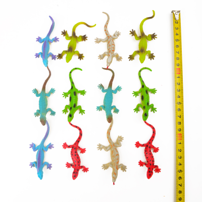 Simulation Plastic Small Animal Model Children's Animal Toy Multi-Color Simulation Lizard