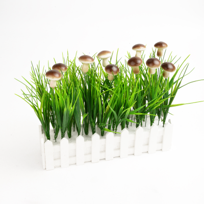 Garden Decoration Simulation Mushroom Vegetable Plug-in Crafts