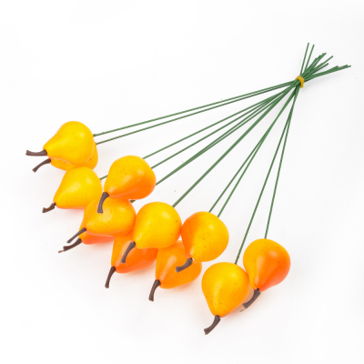 Yellow Pear Decorative Garden Crafts Plug-in Creative Gift