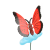 Butterfly Clouds Garden Plug-in Decorative Crafts Make Your Garden Upgrade Instantly You Will Regret If You Don't Buy It