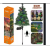 Solar Emulation Christmas Tree Ground Plug Lamp Garden Plug-in Color Lamp Decorative Crafts