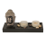 Unearthed Color Antique Buddha Head Zen Sand Table Decoration Crafts Indoor Desktop Game DIY Combined Decoration Gift