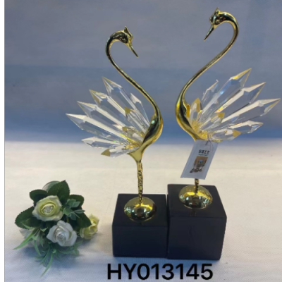 Swan Creative Decoration Couple Home Living Room Light Luxury Table Decorations Crystal High-End Bedroom Decoration