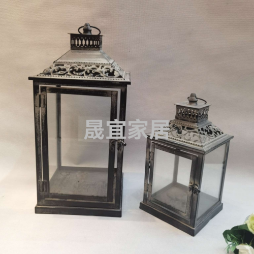 欧式风格落地烛台防风摆件高级感浪漫氛围怀旧酒吧宾馆公寓家居摆