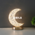 Crystal Lamp Touch Small Night Lamp Star Moon Table Lamp