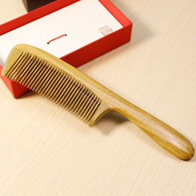 Source New Style Large Argentina Green Sandalwood Comb Sandalwood Comb Thickened