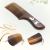 Natural Log Painted Comb Nanmu Home Gifts Two-Color Comb 3D Painted Relief Craft Comb
