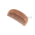 Wholesale Boutique Old Peach Wood Medium Wooden Comb Anti-Static Whole Wooden Comb Bag Comb
