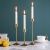 Factory Direct Sales Wholesale Electroplating Candlestick Dining Room Table Decoration Home Creative Candlelight Dinner Couple