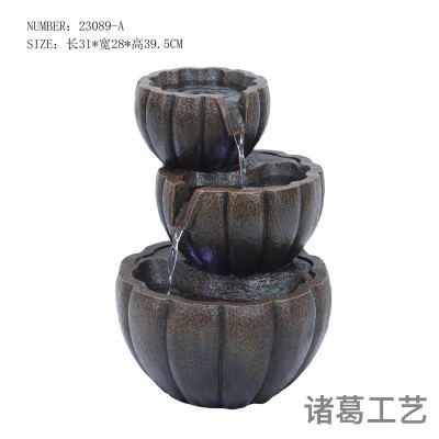 Jiangnan Water town series imitated wood and water crafts decorations humidifier humidification purification courtyard club living room decoration