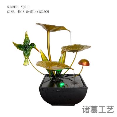 Landing Chinese style water balloon transport wealth atomization humidification purification living room office home decoration