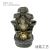 Resin flowing water Buddha statue small bonsai crystal wall LED light carved pattern home decoration desktop decoration