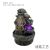 Resin flowing water Buddha statue small bonsai crystal wall LED light carved pattern home decoration desktop decoration