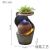 Ceramic Fish Tank Flowing Water Ornaments Office Living Room and Hotel Club Table Decoration Atomization Humidifying Water Flow