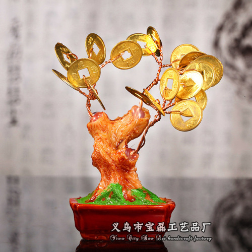 创意树摆件客厅酒柜电视柜家居装饰品工艺品送礼批发