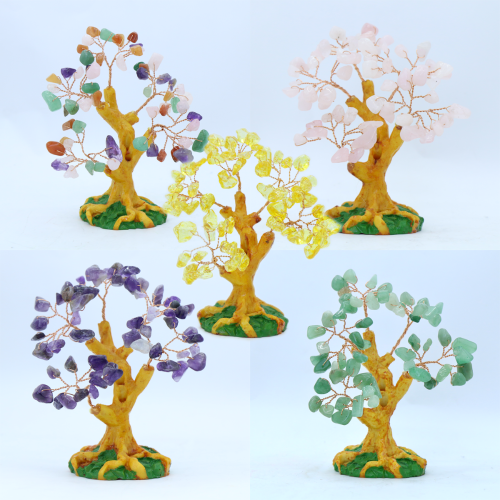 Natural Stone Fortune Tree, Money Tree, Small Tree Home Decor, Small Ornament
