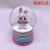 Cartoon Cute Rabbit No. 45 with Lights Resin Crystal Ball Children's Day Christmas Holiday Gift Hand Gift
