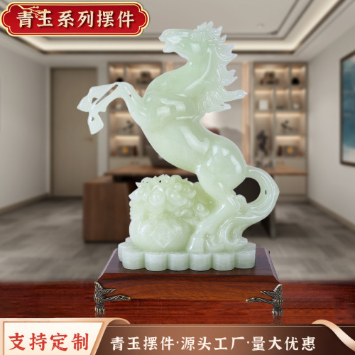 厂家批发马到功成摆件家居装饰生肖马摆件办公室玄关摆台开业礼品