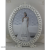 10 Inch White Metal Photo Frame Alloy Photo Frame Photo Frame Cosmetic Mirror