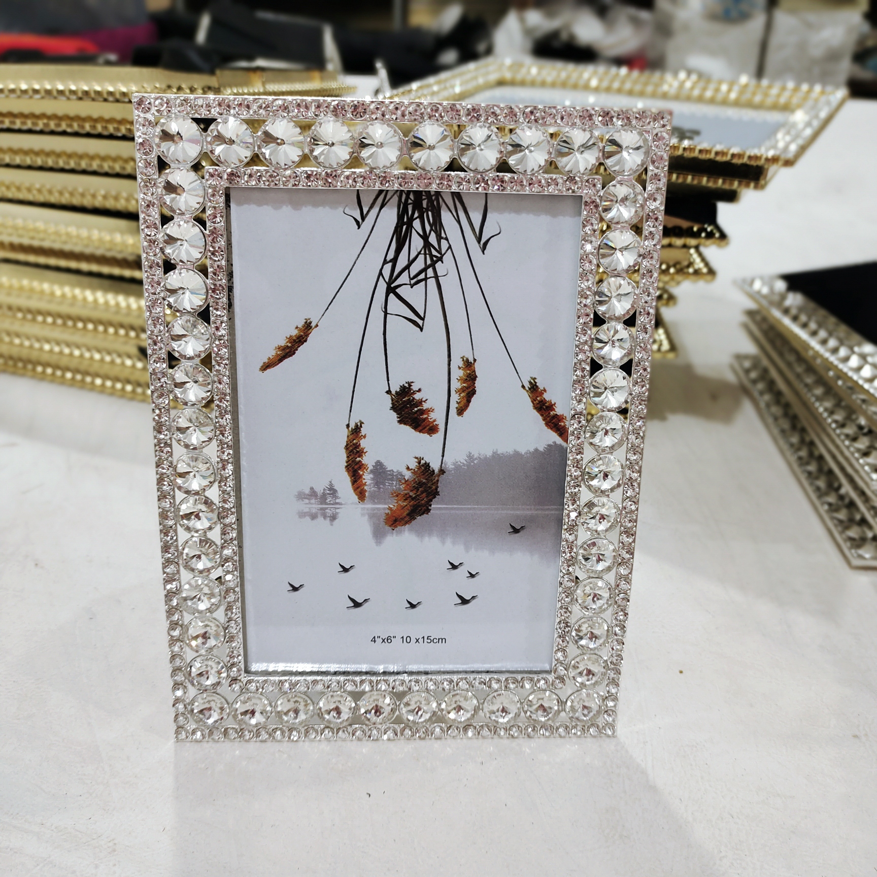 Rhinestone picture frame, new style customized