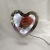 Magic Mirror Led Lamp Heart Shape Mirror Plastic Mirror Plastic Photo Frame with Quotation Information