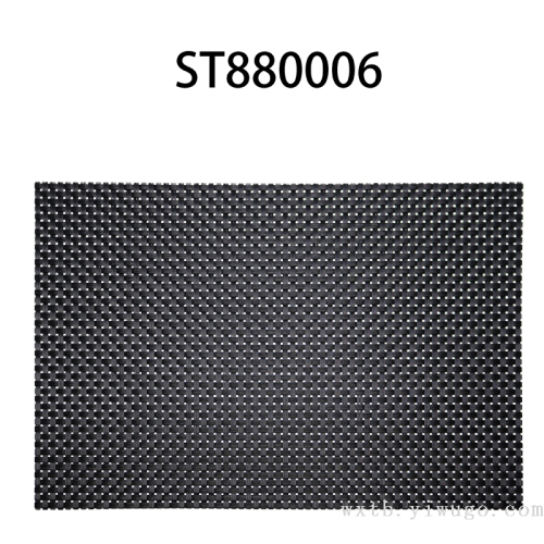 特斯林欧式现代简约8X8双色编织餐垫隔热防油桌巾餐桌垫跨境批发