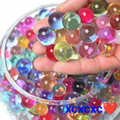 水培植物水晶珠水晶泥养花水宝宝珠水珠吸水海绵宝宝泡大珠水精灵