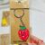 New Single-Sided Cute Cartoon Key Button Fruit Series Single-Sided Laminate PVC Lovely Bag Ornaments