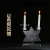 Factory Direct Sales Israel Crystal Candlestick Jewish Hanukkah Crystal Candlestick Jerusalem Souvenir Gift