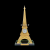 Factory Direct Sales Crystal Eiffel Tower French Crystal Architecture Crystal Notre Dame Building Decoration Crafts Gifts