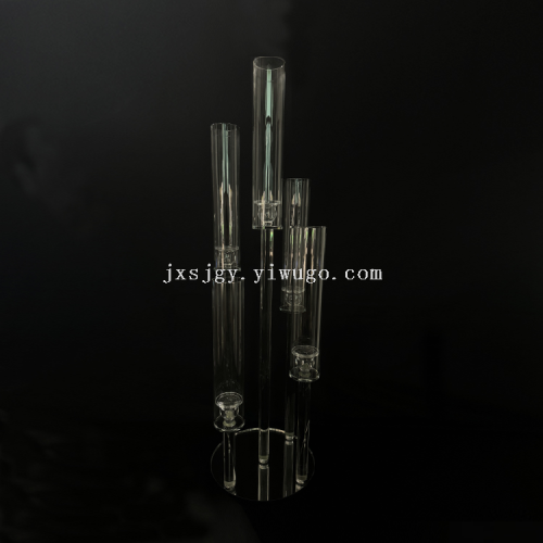 厂家直销简约水晶烛台浪漫婚庆蜡烛台玻璃烛台装饰品居家烛台摆件