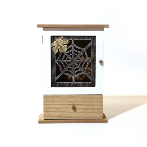 家居装饰复古饰品钥匙收纳盒壁挂木箱玄关整理收纳箱抽屉整理装饰