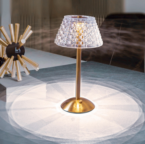 复古欧式水晶夜灯ins床头创意玫瑰小夜灯usb充电蓄电护眼台灯批发