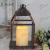 Retro Led Lawn Courtyard Outdoor Candle Light Channeling Decoration Storm Lantern Plastic Glass Products Lamp Solar Energy