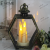 Retro Led Lawn Courtyard Outdoor Candle Light Channeling Decoration Storm Lantern Plastic Glass Products Lamp Solar Energy
