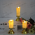 2023 New with Stand Base Pole Candle LED Candle Light Simulation Flame Electronic Candle Wedding Atmosphere Layout Supplies