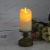 Foreign Trade Hot Sale Electric Candle Lamp LED Christmas Festival Long Brush Holder Christmas Window Living Room Candles 6 Pack Cross-Border