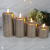 Factory Delivery Rechargeable LED Candle Light Simulation Flame Head Reflection Candle Warm White Light Electronic Tealight
