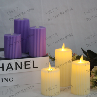 LED Electronic Candle Simulation Paraffin Swing Birthday Party Secret Room Remote Control Candle Light Props Factory Cash Commodity and Quick Delivery